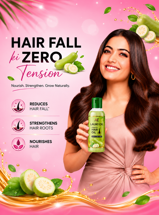 Lauki Hair Oil – Natural Hair Growth & Shine Formula ( Buy 1 Get 1 Free)