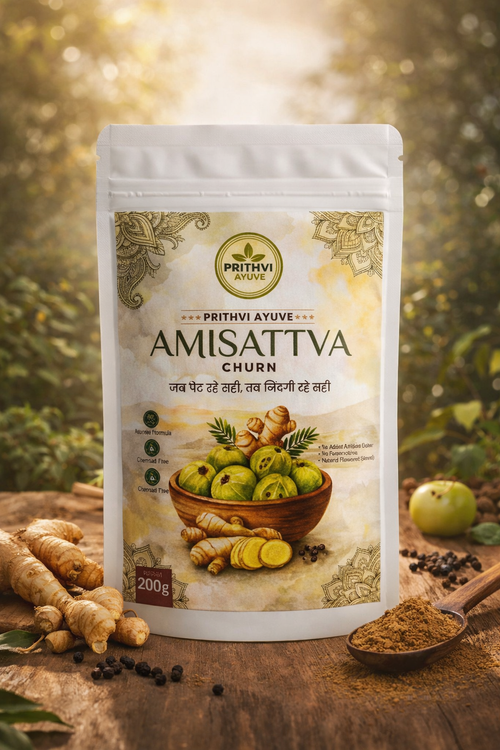 Amisattva Churn – Ayurvedic Digestive Powder for Gas, Acidity & Indigestion | Herbal Digestive Care (BUY 1 GET 1 FREE)